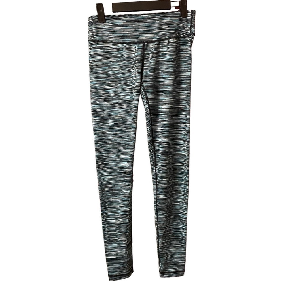 ZELLA BLUE SPACE DYE FULL LENGTH LEGGINGS